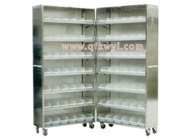 K58 不銹鋼折式西藥架（84格）