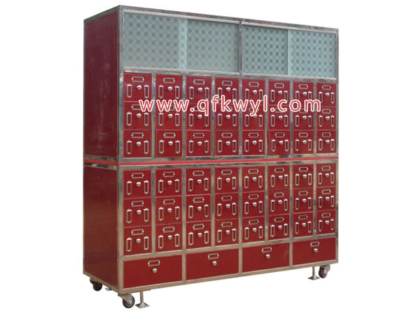 K54 不銹鋼中藥柜（彩面）