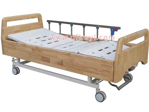F8手動雙搖護(hù)理床(實(shí)木)